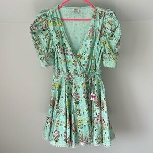 Hemant & Nandita Floral Print Dress